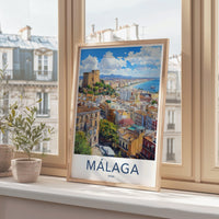 Malaga Poster - Spain Wall Art