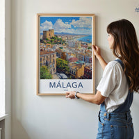 Malaga Poster - Spain Wall Art