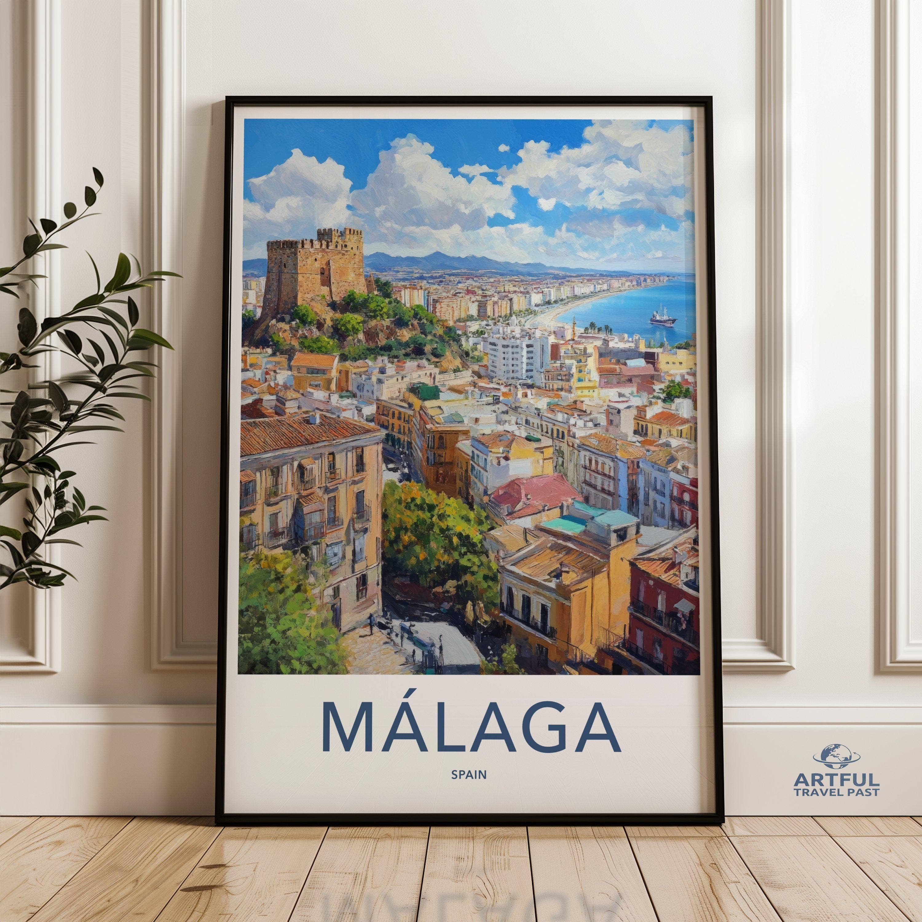 Malaga Poster - Spain Wall Art