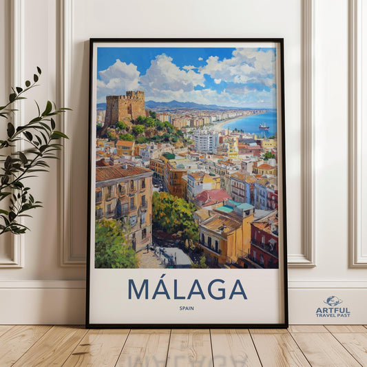 Malaga Poster - Spain Wall Art