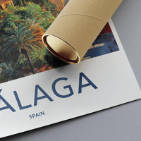 Malaga Poster - Spain Wall Art
