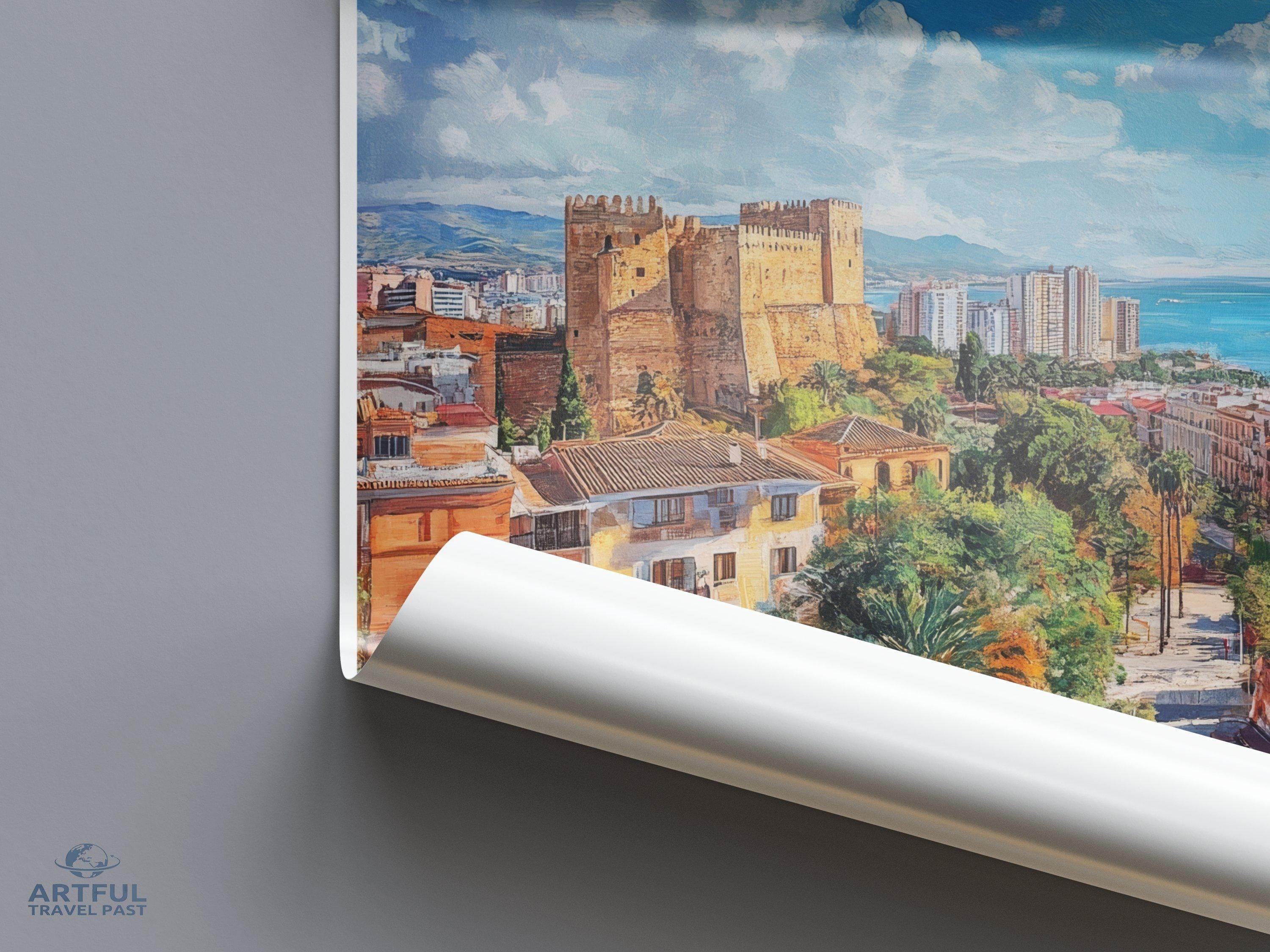 Malaga Poster - Spain Wall Art