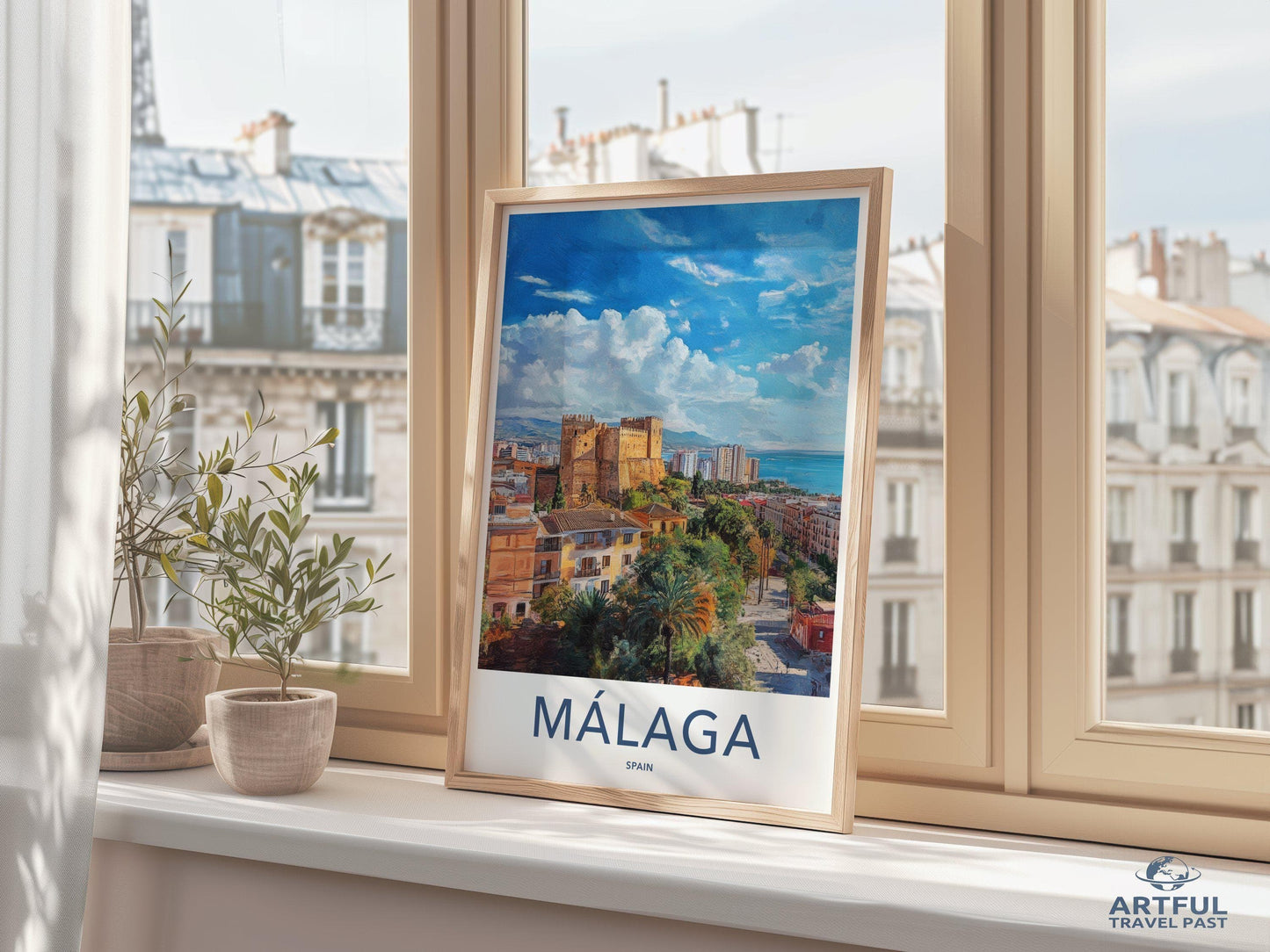 Malaga Poster - Spain Wall Art