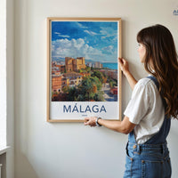 Malaga Poster - Spain Wall Art