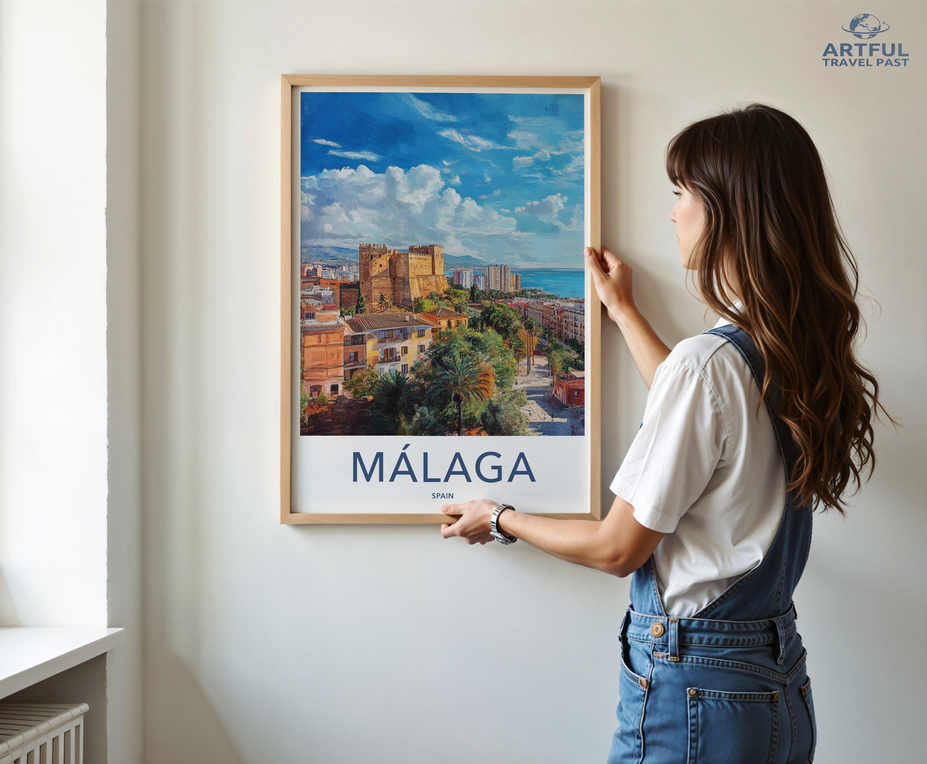 Malaga Poster - Spain Wall Art