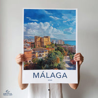 Malaga Poster - Spain Wall Art