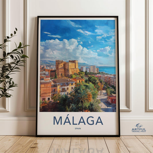 Malaga Poster - Spain Wall Art