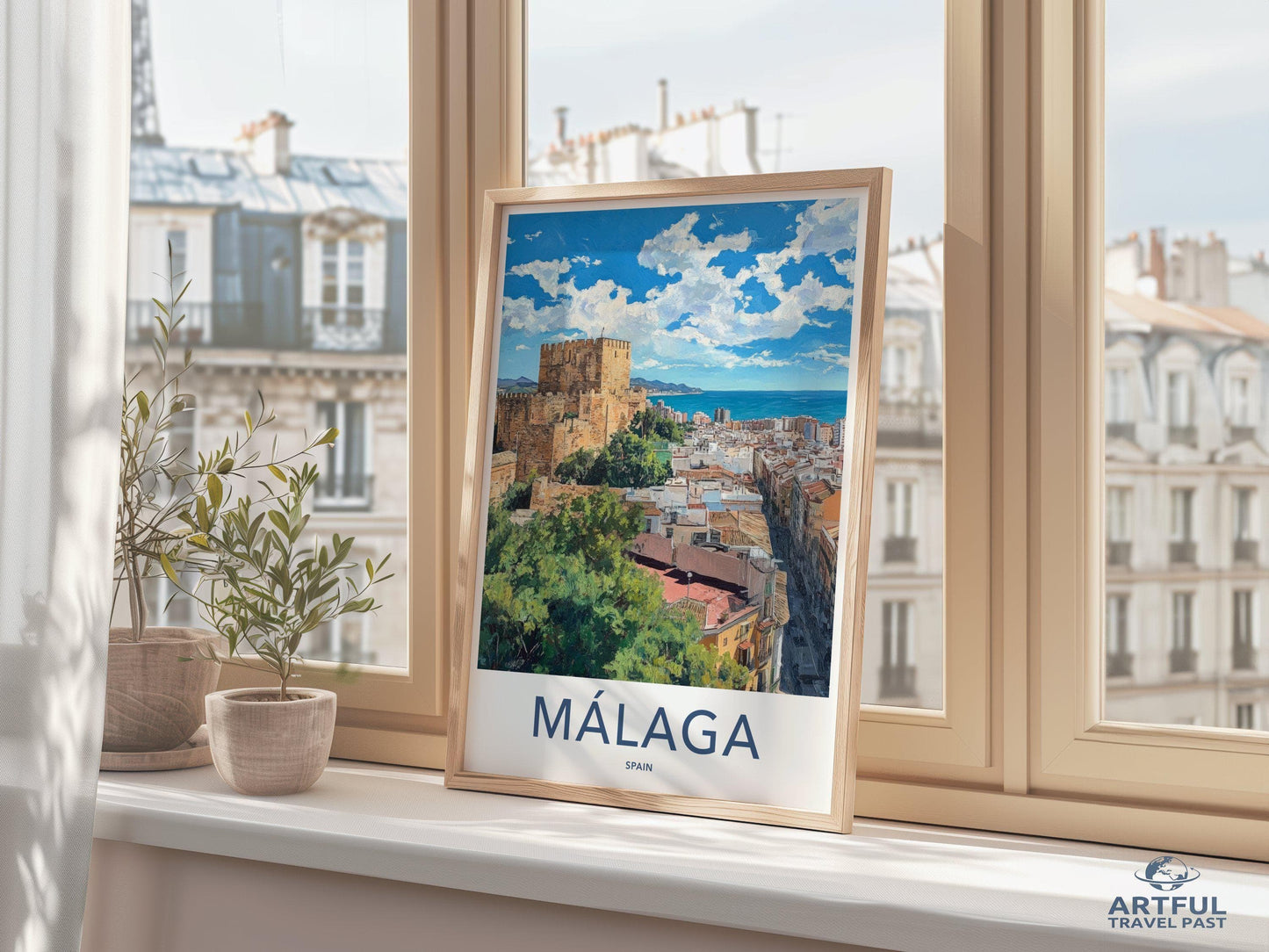 Malaga Poster - Spain Wall Art