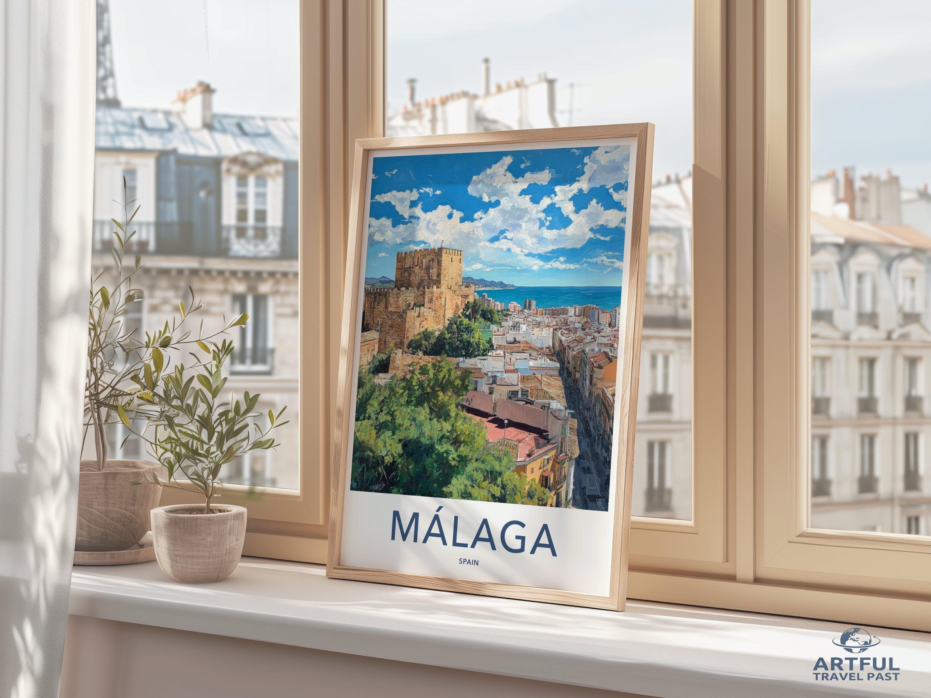 Malaga Poster - Spain Wall Art