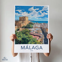 Malaga Poster - Spain Wall Art