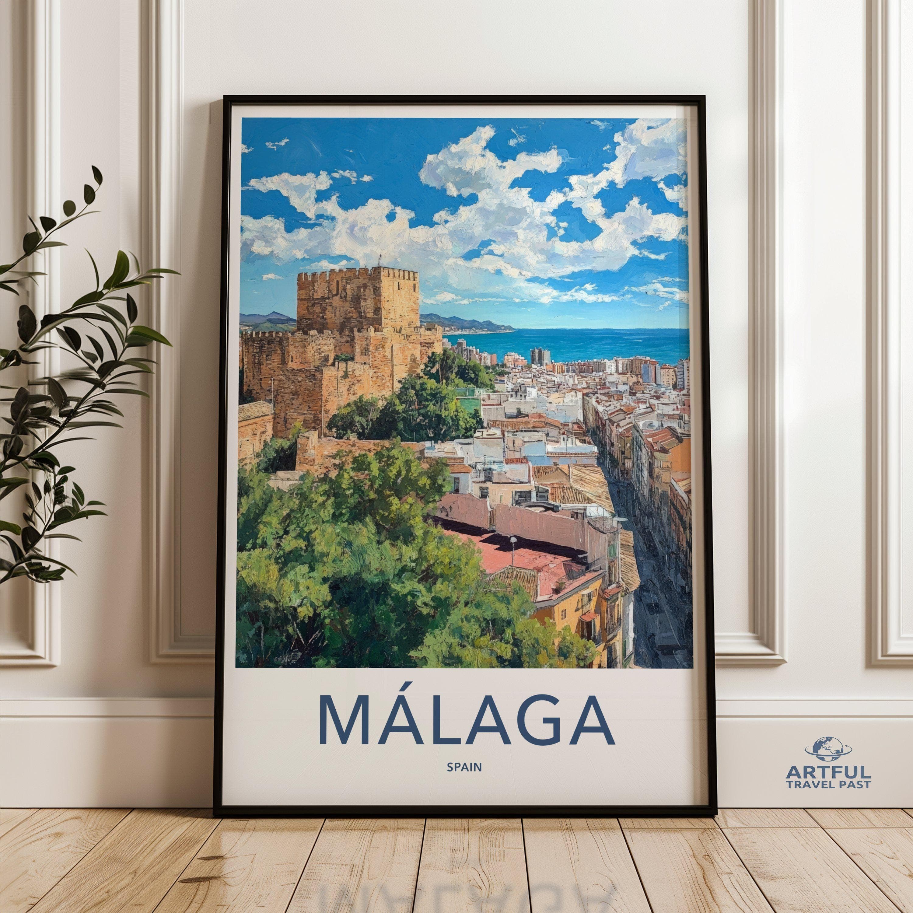 Malaga Poster - Spain Wall Art