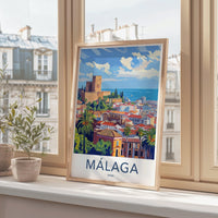Malaga Poster - Spain Wall Art