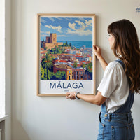 Malaga Poster - Spain Wall Art