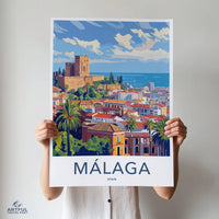 Malaga Poster - Spain Wall Art