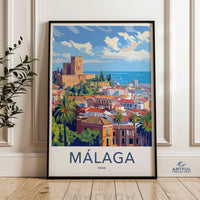 Malaga Poster - Spain Wall Art