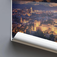 Malaga Poster | Spain Wall Art | Europe Decor