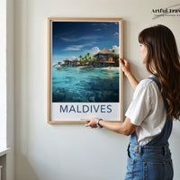 Malé Poster - Maldives Wall Art