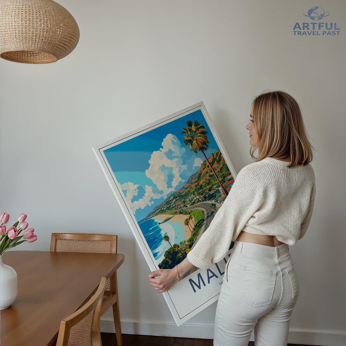 Malibu Poster - California Wall Art