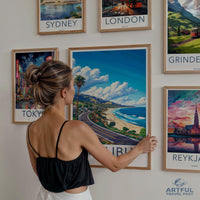 Malibu Poster - California Wall Art