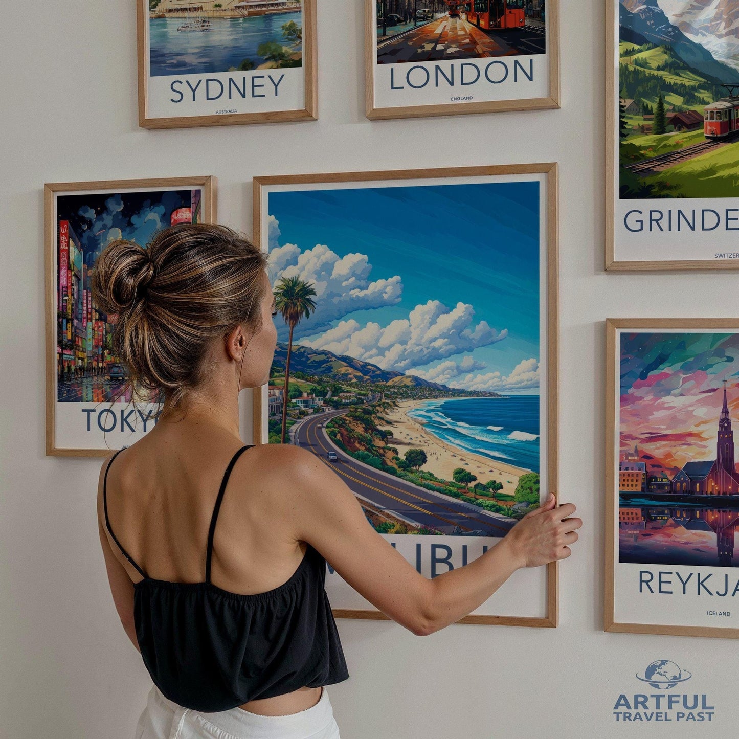 Malibu Poster - California Wall Art