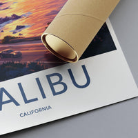 Malibu Poster - California Wall Art