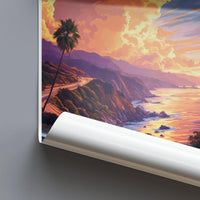 Malibu Poster - California Wall Art