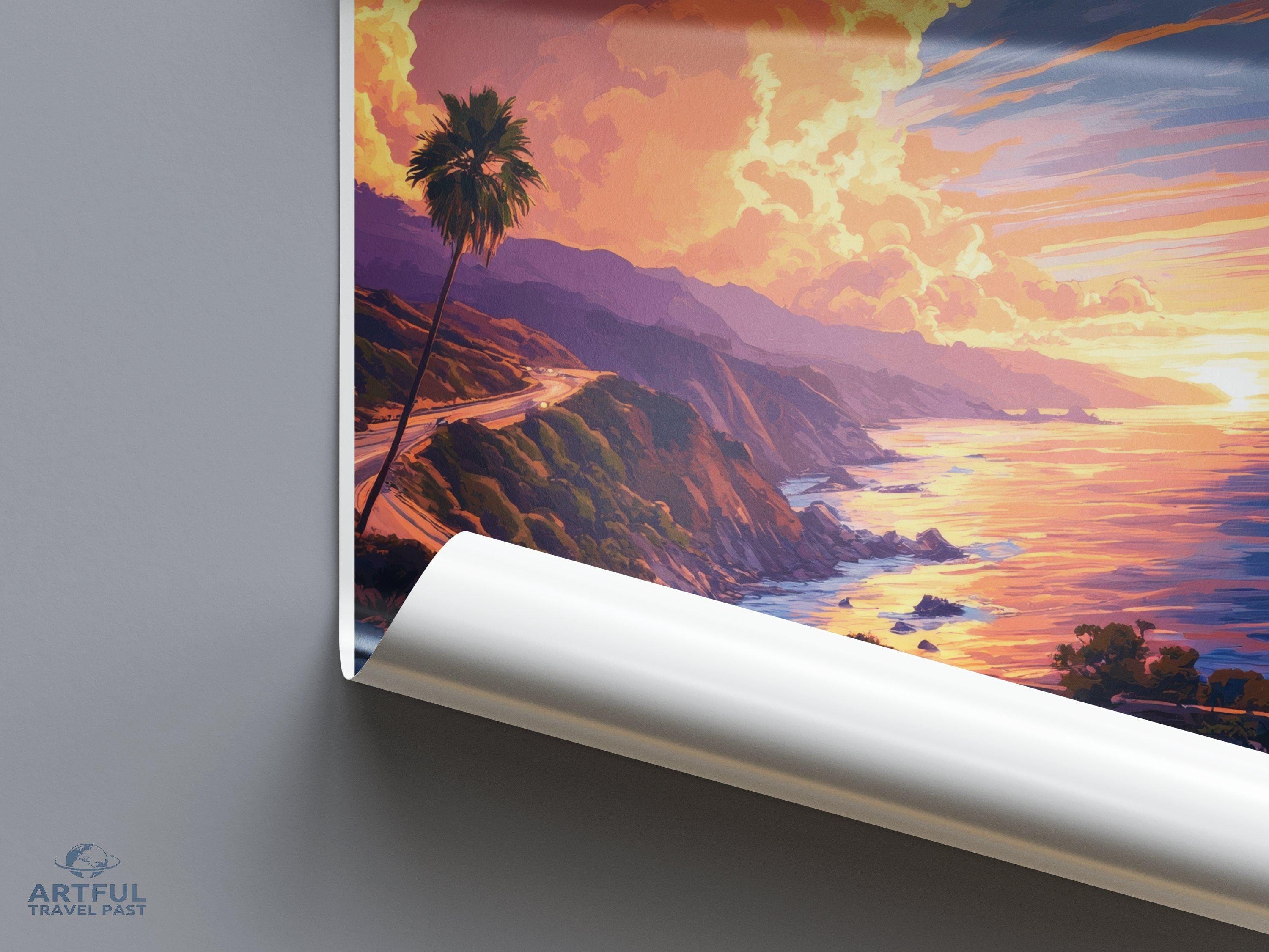 Malibu Poster - California Wall Art