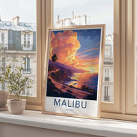 Malibu Poster - California Wall Art