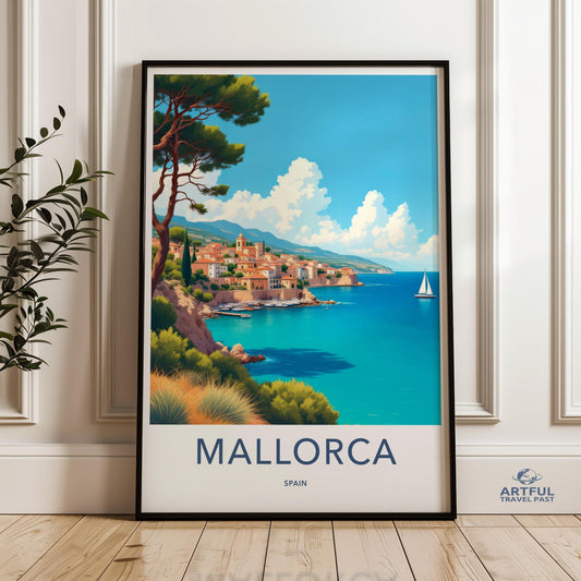 Mallorca Poster - Spain Wall Art