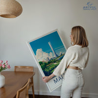 Malmö Poster | Sweden Wall Art | Scandinavia Decor