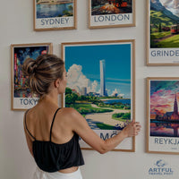 Malmö Poster | Sweden Wall Art | Scandinavia Decor