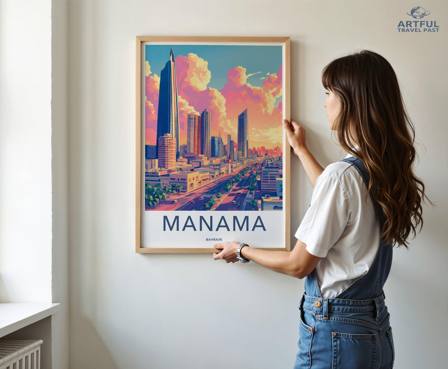 Manama Poster - Bahrain Wall Art