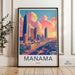 Manama Poster - Bahrain Wall Art