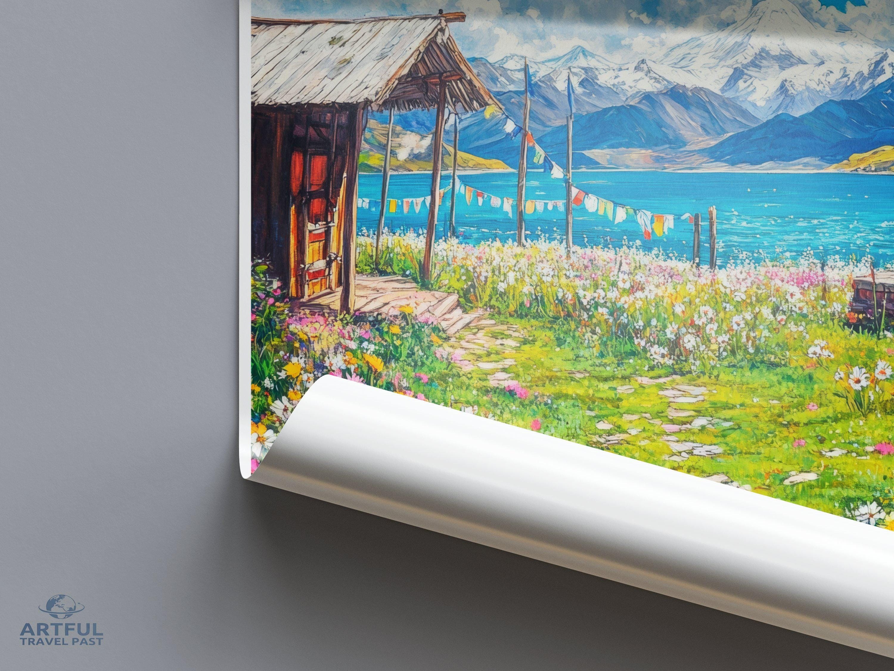 Manasarovar Poster - Tibet Wall Art