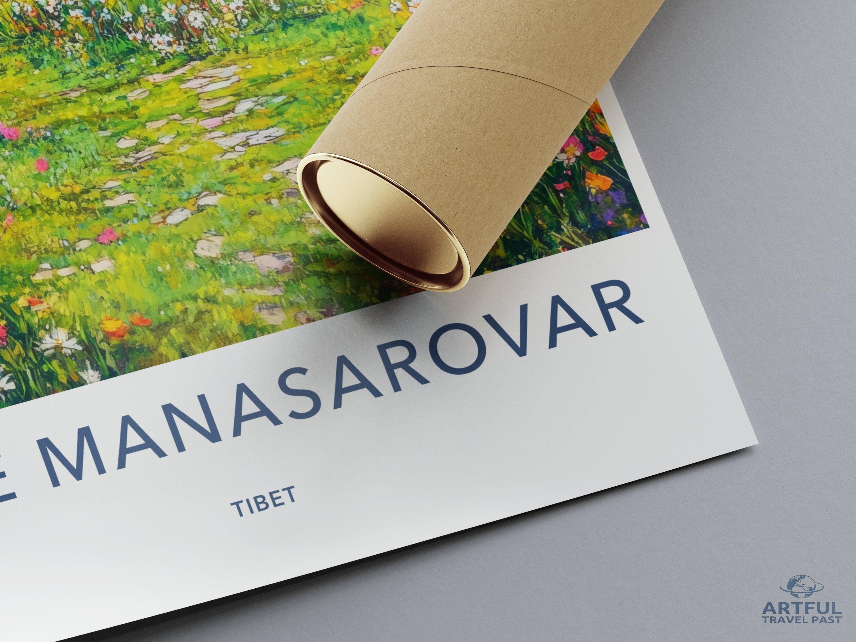 Manasarovar Poster - Tibet Wall Art