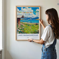 Manasarovar Poster - Tibet Wall Art