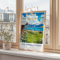 Manasarovar Poster - Tibet Wall Art