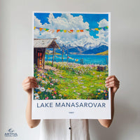 Manasarovar Poster - Tibet Wall Art