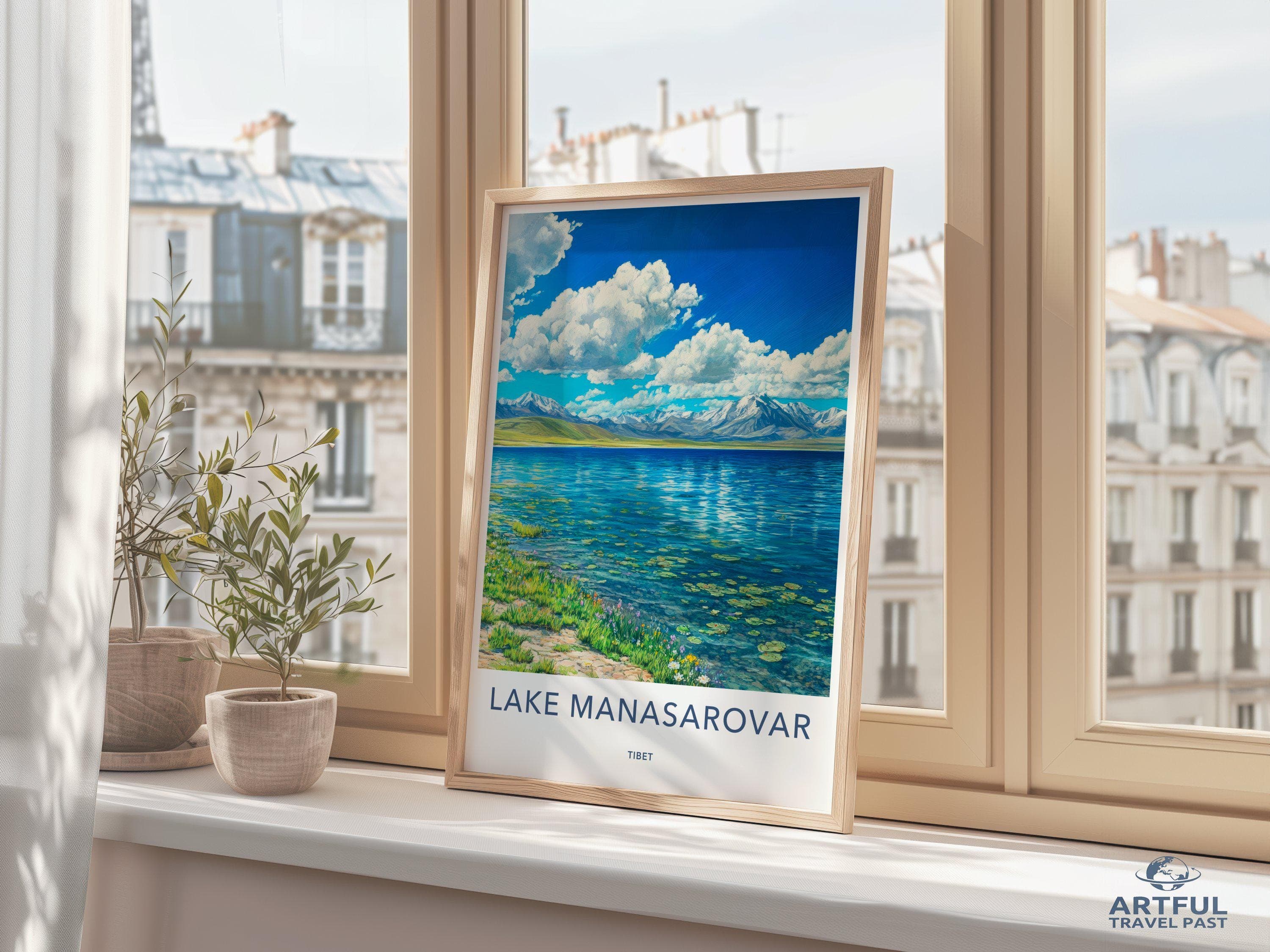 Manasarovar Poster - Tibet Wall Art