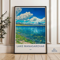 Manasarovar Poster - Tibet Wall Art