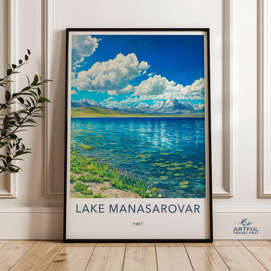 Manasarovar Poster - Tibet Wall Art