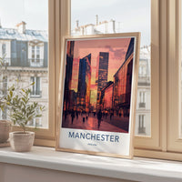 Manchester England Poster
