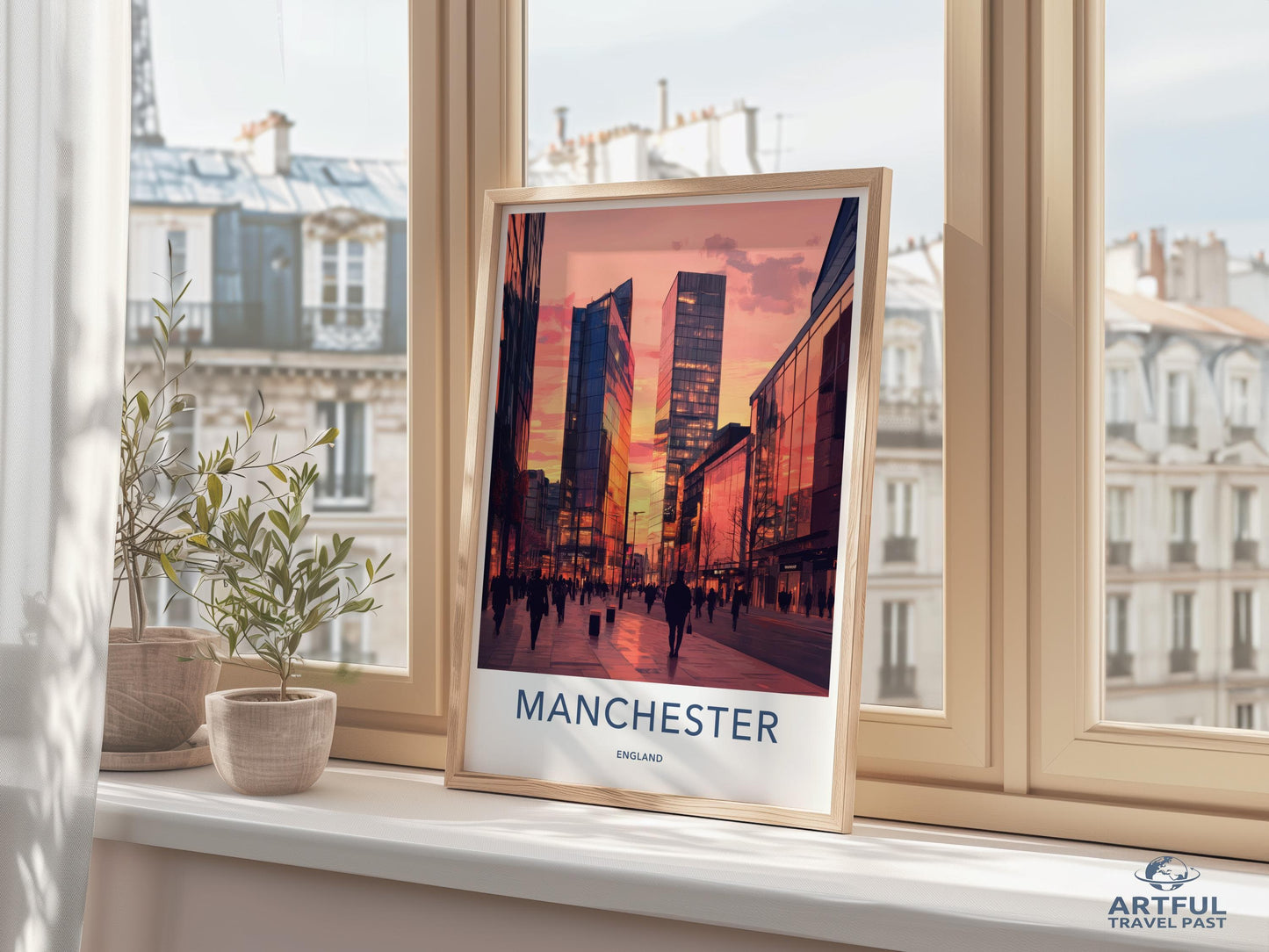 Manchester England Poster