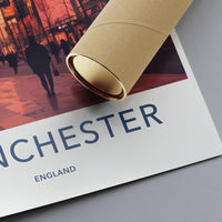 Manchester England Poster