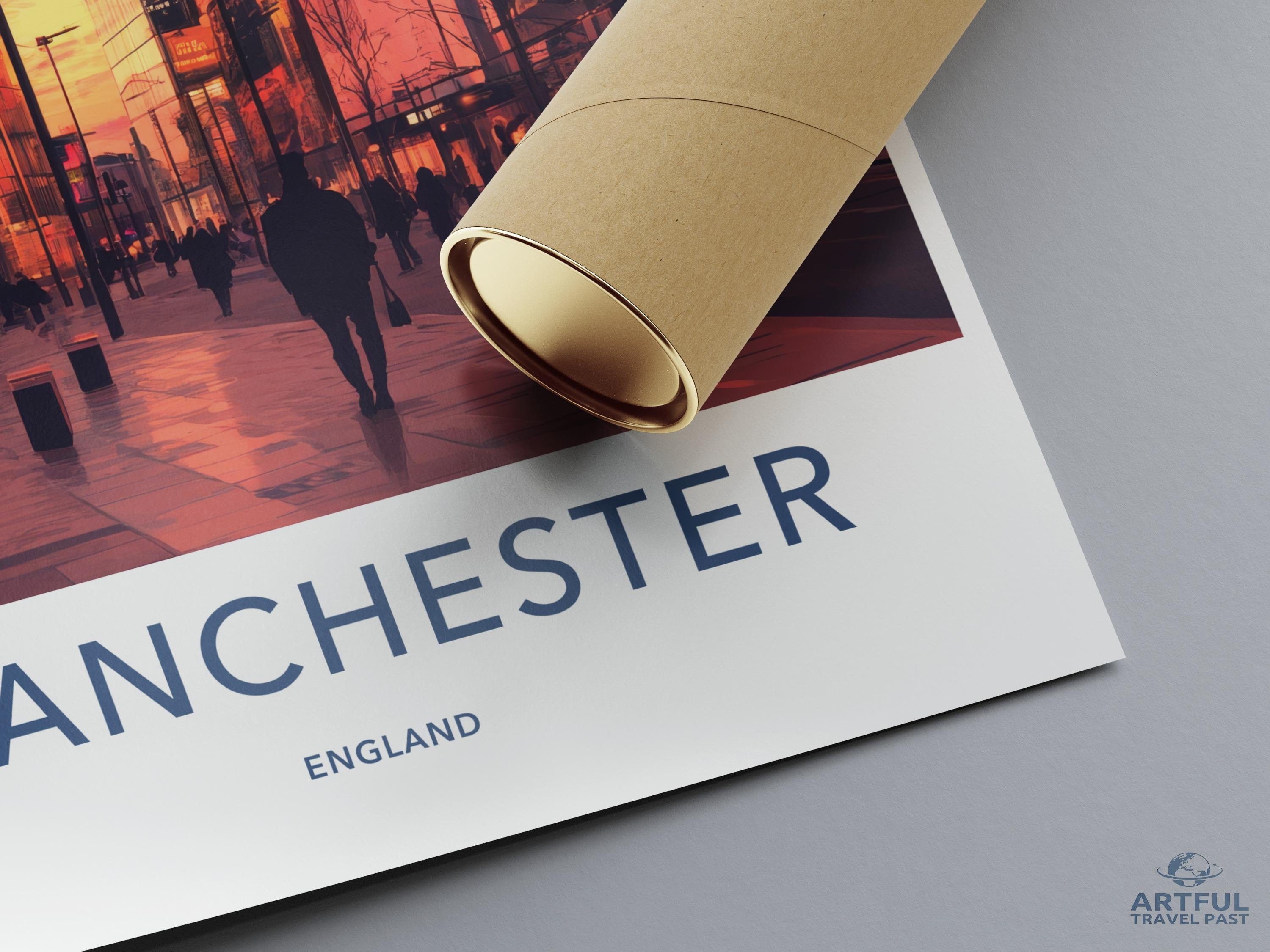 Manchester England Poster