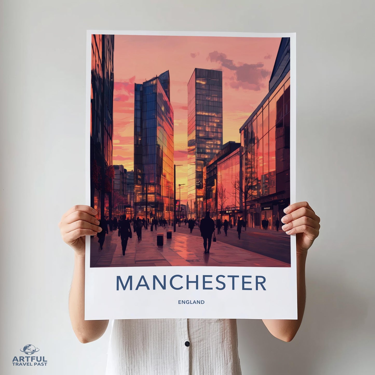 Manchester England Poster
