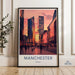 Manchester England Poster
