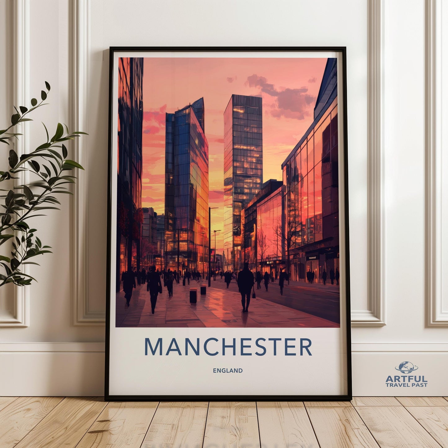 Manchester England Poster