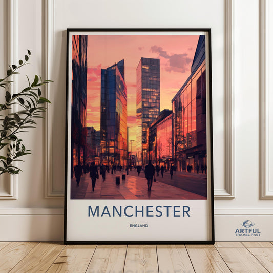 Manchester England Poster