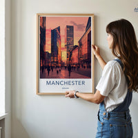 Manchester England Poster